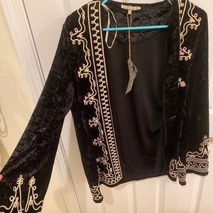 Unique velvet blazer/jacket